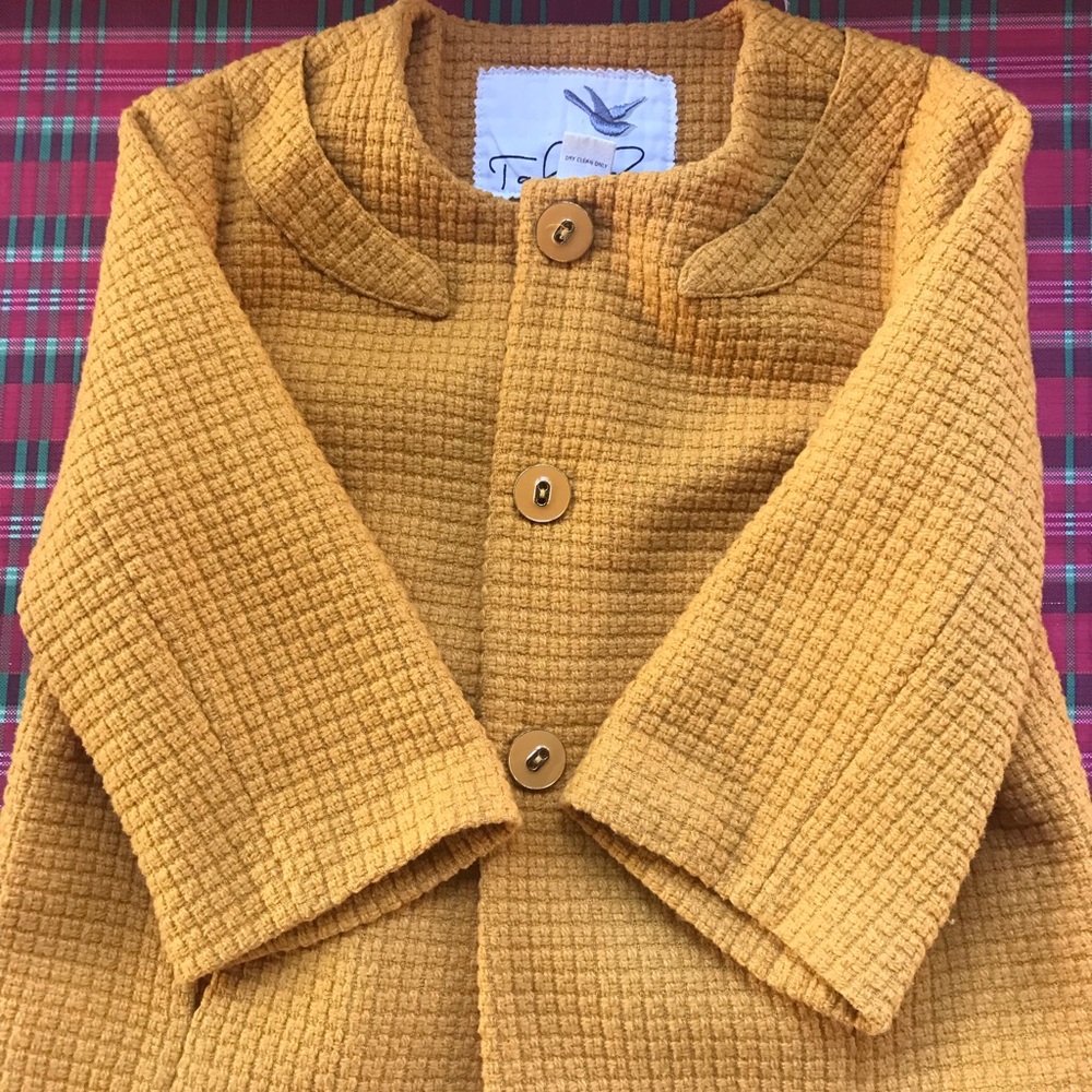 anthropolgie tabitha goldenrod blazer 10